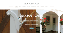 Desktop Screenshot of deckpostcaddy.com